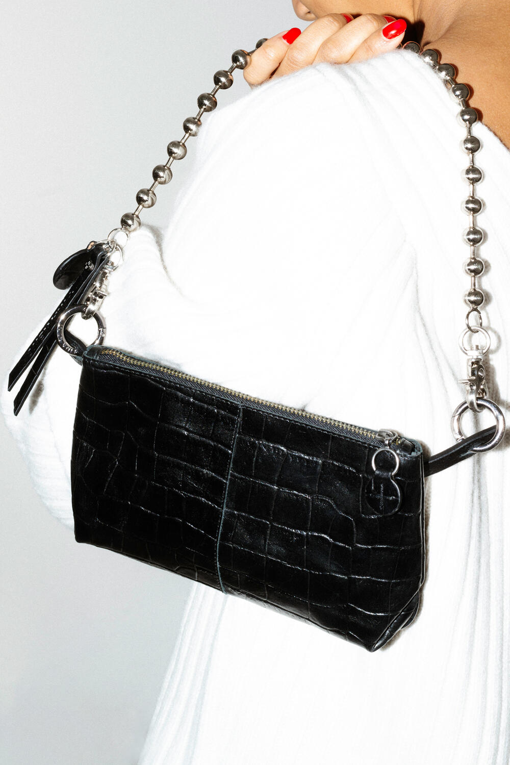 BALL'N'CHAIN crocodile black