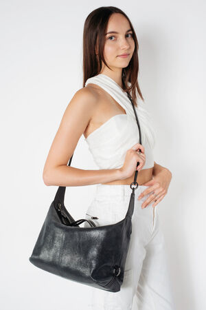 INA KENT Crossbody Bag DELA YIN crackled onyx