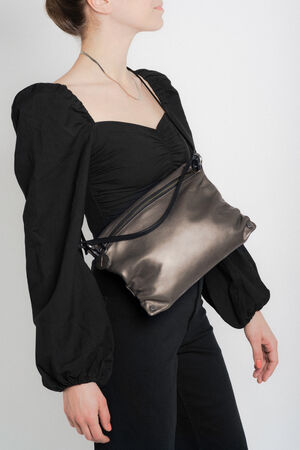 INA KENT Crossbody Bag MOONLIT ed.1 silky mud gold