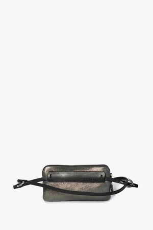 INA KENT Crossbody Bag X.ONI ed.2 in metallic grau Rückseite