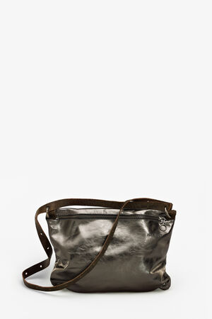 Top Seller Schultertasche MOONLIT6 metallic anthra aus dem Archiv