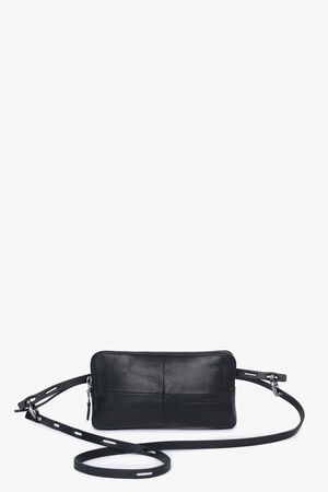 INA KENT Crossbody Bag X.ONI ed.2 aus Glattleder in schwarz