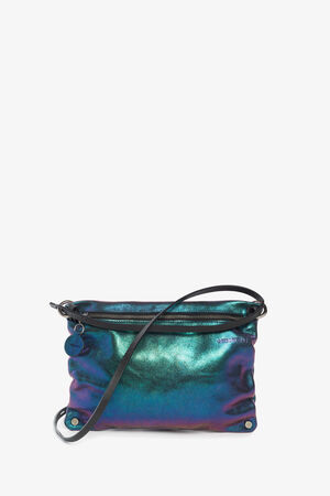 grün blau schimmernde metallic Tasche namens Moonlit ed.1 von Vorne