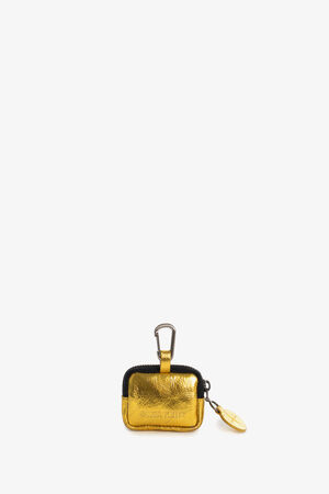 kleines Earbud Case in gelb namens X.LIO ed.1 von Hinten