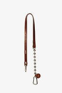 Schlüsselkette und Riemen mit Kettendetails – BALLCHAIN SLING ed.1 in vacchetta brown