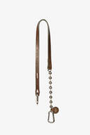 Schlüsselkette und Riemen mit Kettendetails – BALLCHAIN SLING ed.1 in vacchetta grey