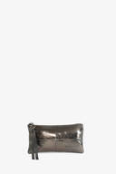INA KENT Portemonnaie aus dunklem Metallic-Leder ILU ed.3