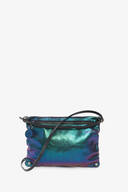 grün blau schimmernde metallic Tasche namens Moonlit ed.1 von Vorne